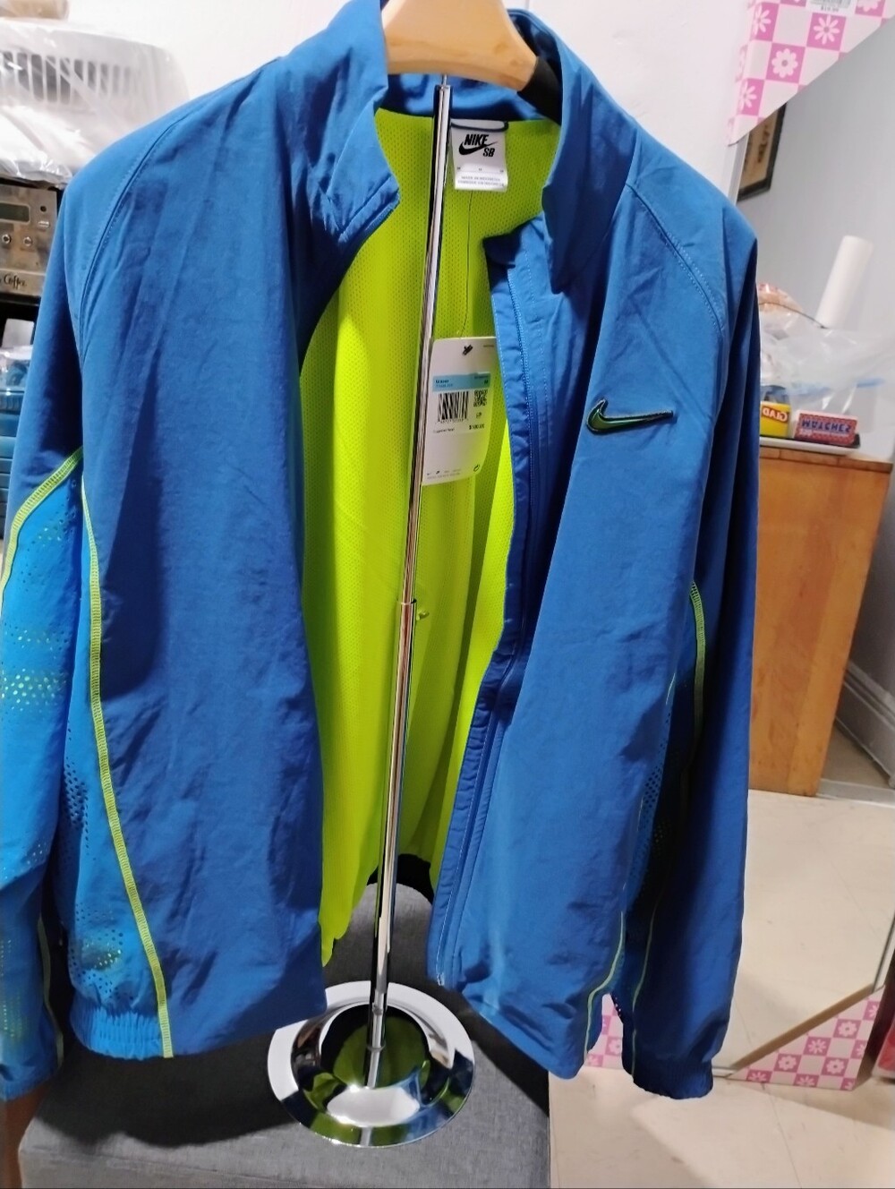Nike SB Ishod Wair Track Jacket with Lime Green Lining Size: M NWT (Unisex)
